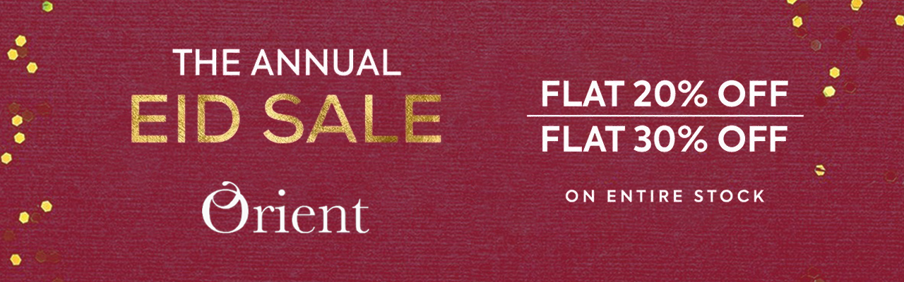 FLAT 20% and 30% OFF The Annual Eid By Orient Textiles